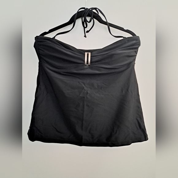 Converse One Star Black Tankini with Removable Halter Strap - Picture 2 of 6